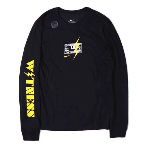 Nike Dri-FIT LeBron James Basketball Long Sleeves Black CD1124-010 - 1