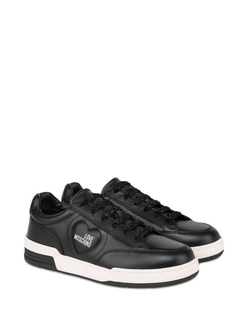 Moschino heart logo sneakers outlook