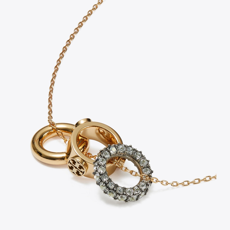 Icon Pavé Necklace and Earring Set 4