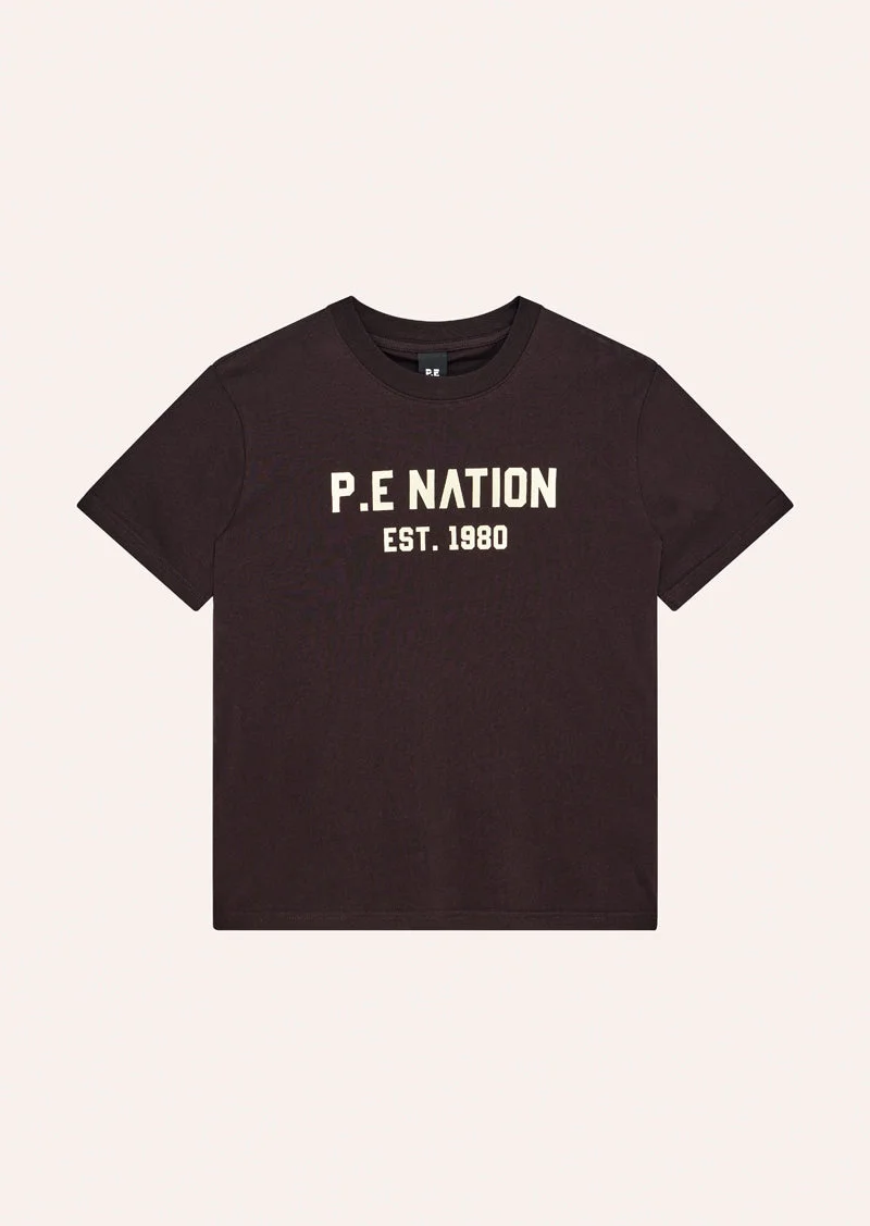 INFINITY RELAXED TEE IN BLACK BEAN - 1