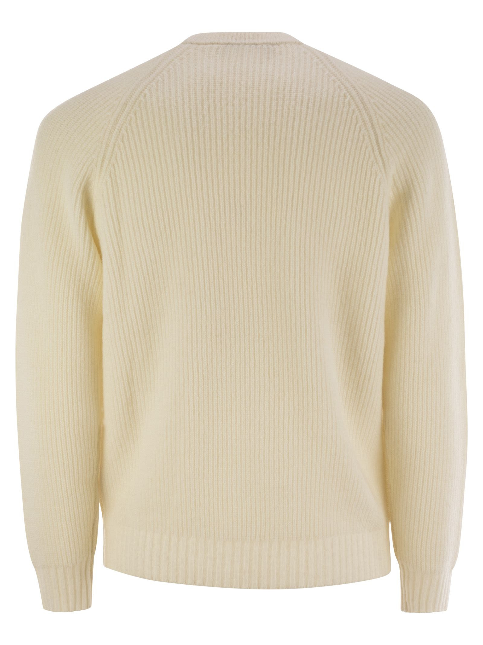 Peserico - Peserico Men Crew-Neck Rib Sweater - 2