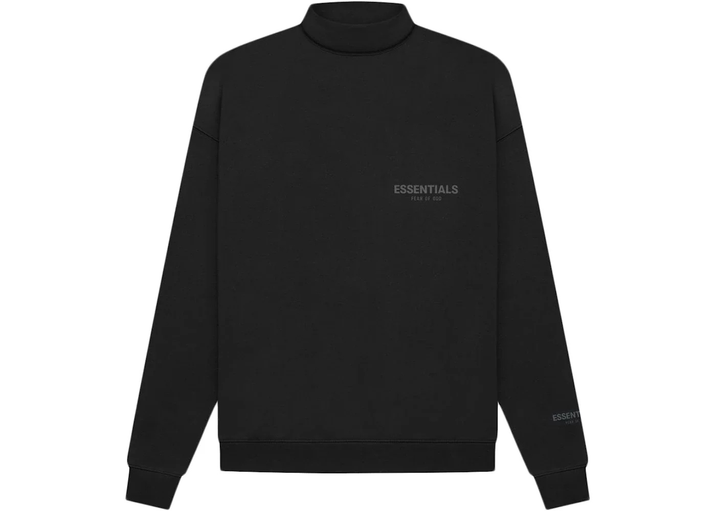 Fear of God Essentials Core Collection Pullover Mockneck Stretch Limo - 1