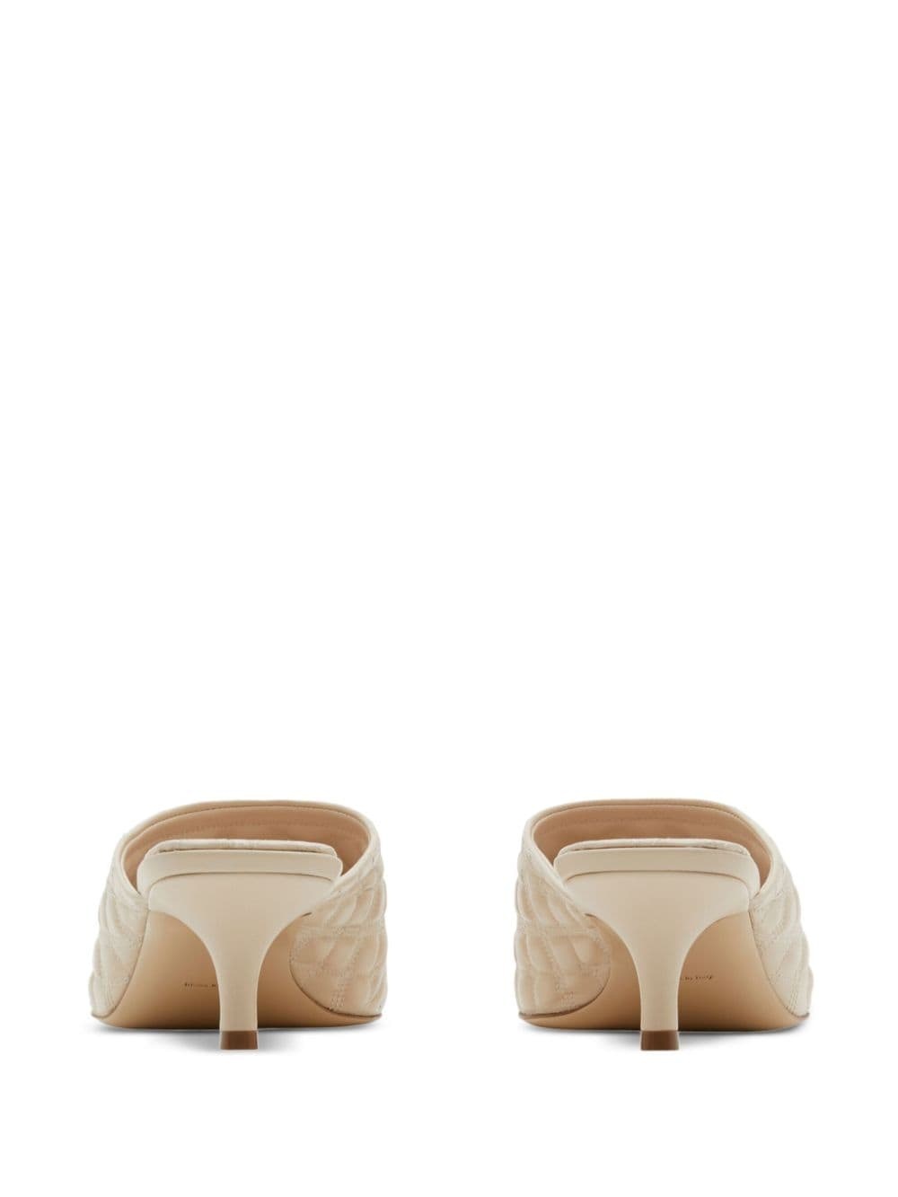 embroidered quilted mules - 4