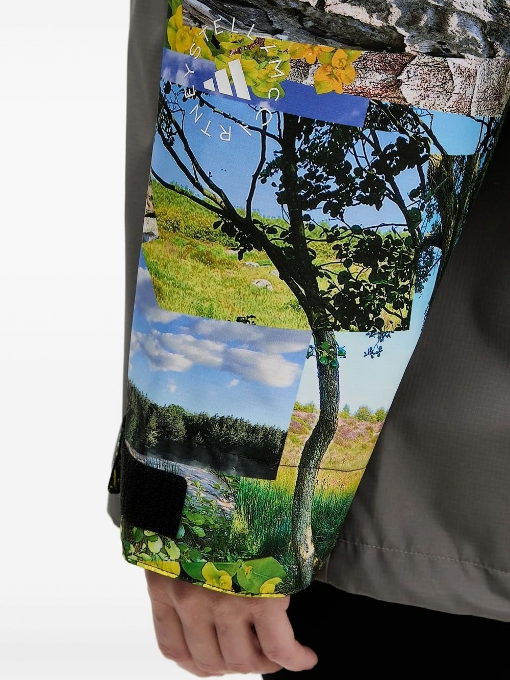 Truenature landscape-print hooded jacket - 5