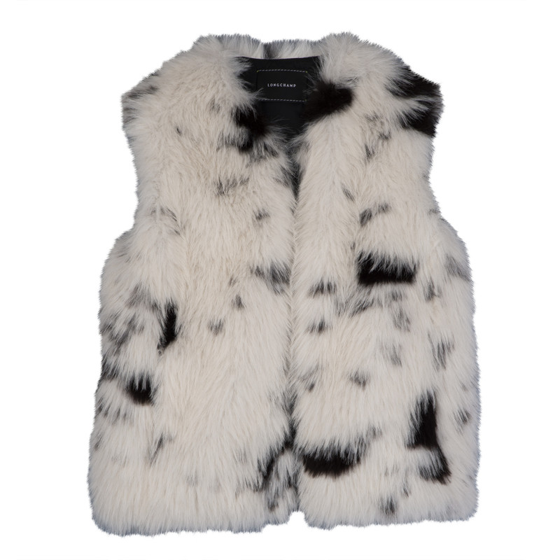 Black/White - Faux fur 1