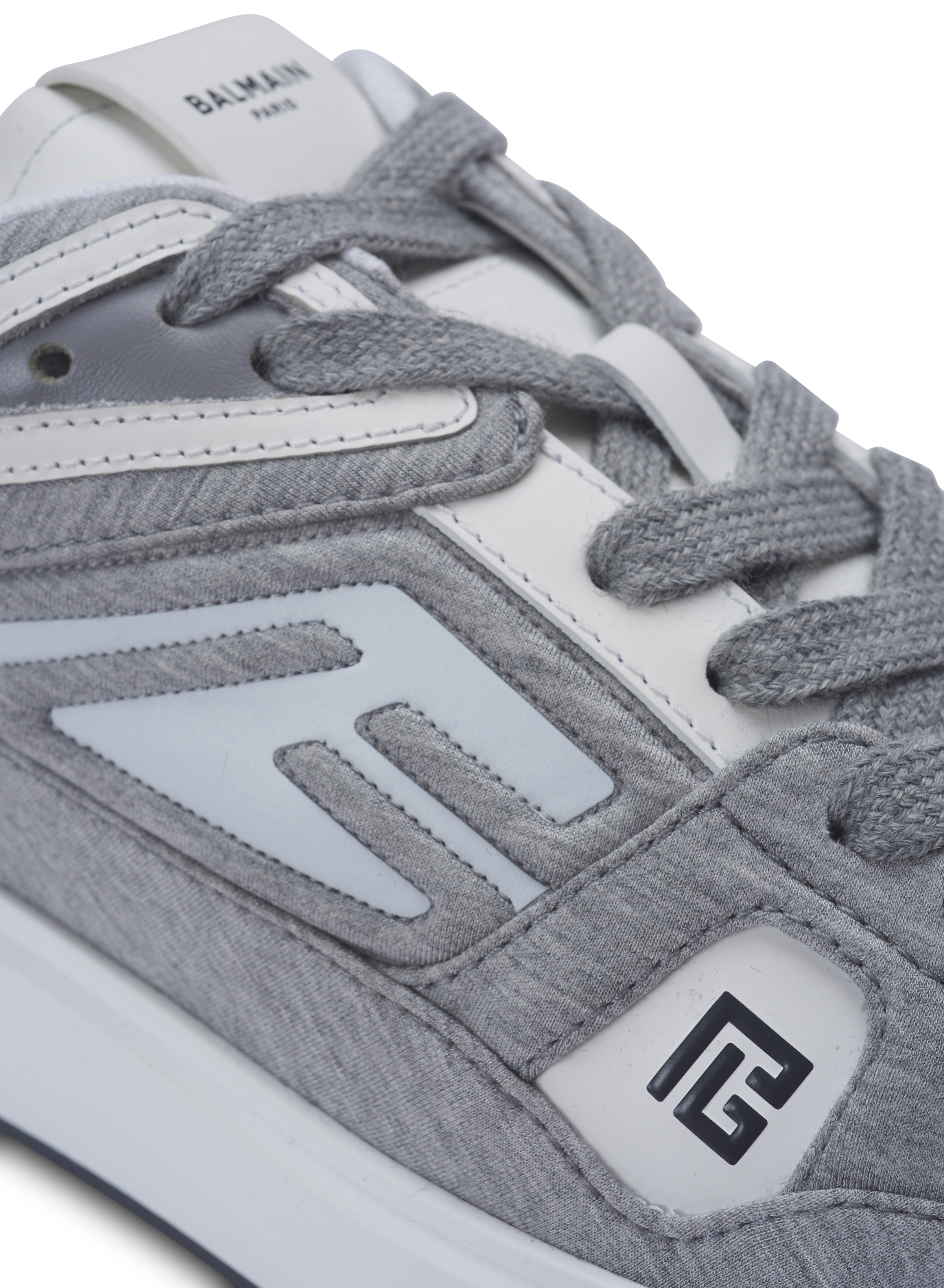 B-Court Skate trainers in fleece and calfskin - 8