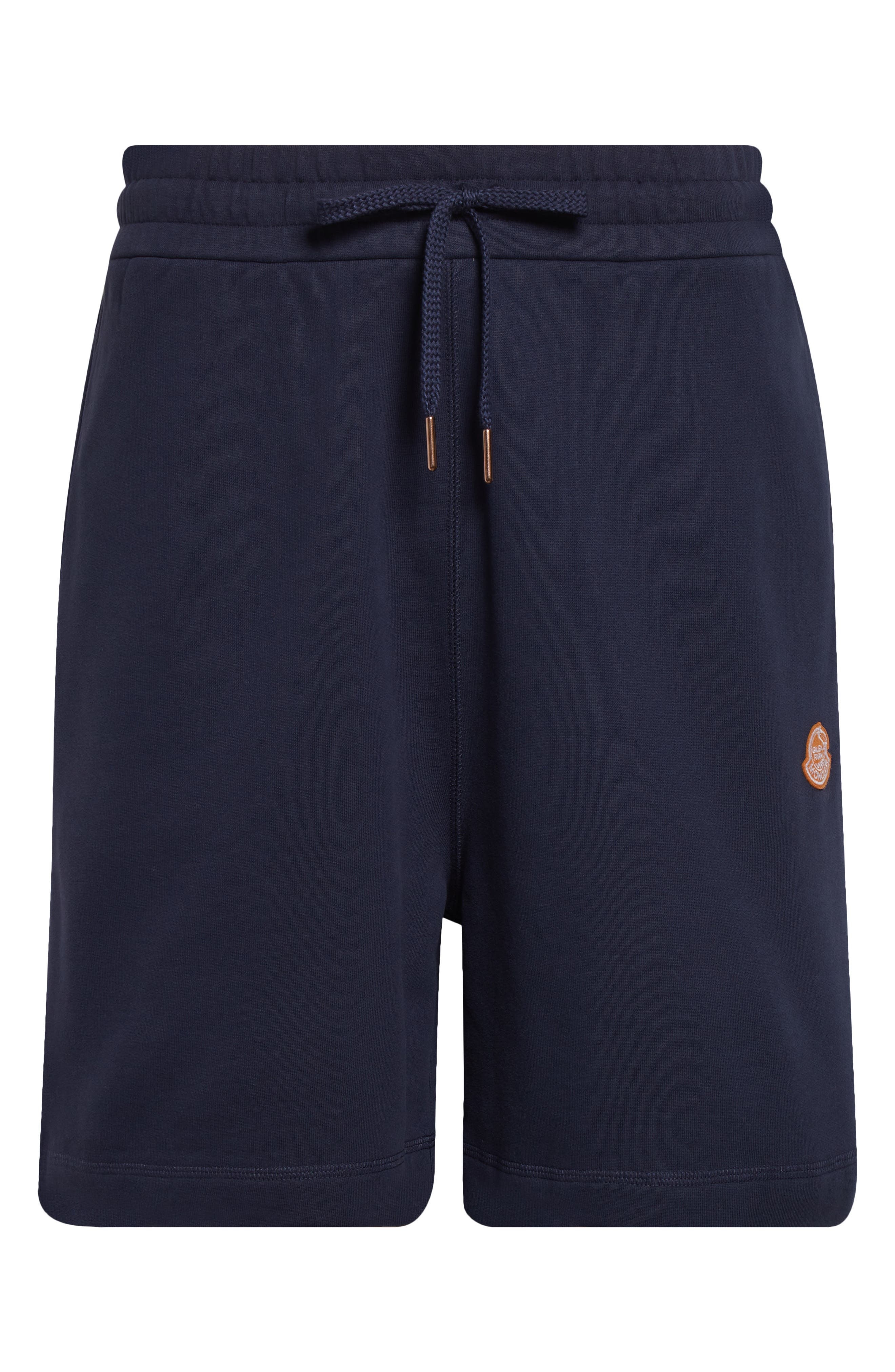 Moncler Logo Patch Drawstring Sweat Shorts in Navy at Nordstrom - 6