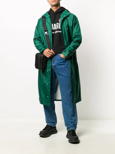 KENZO Cross Logo midi parka outlook