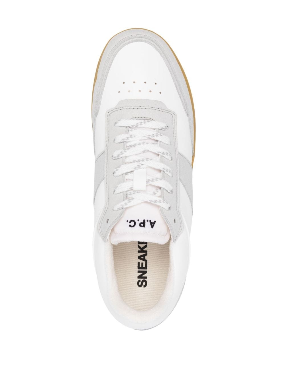 logo-print lace-up sneakers - 4