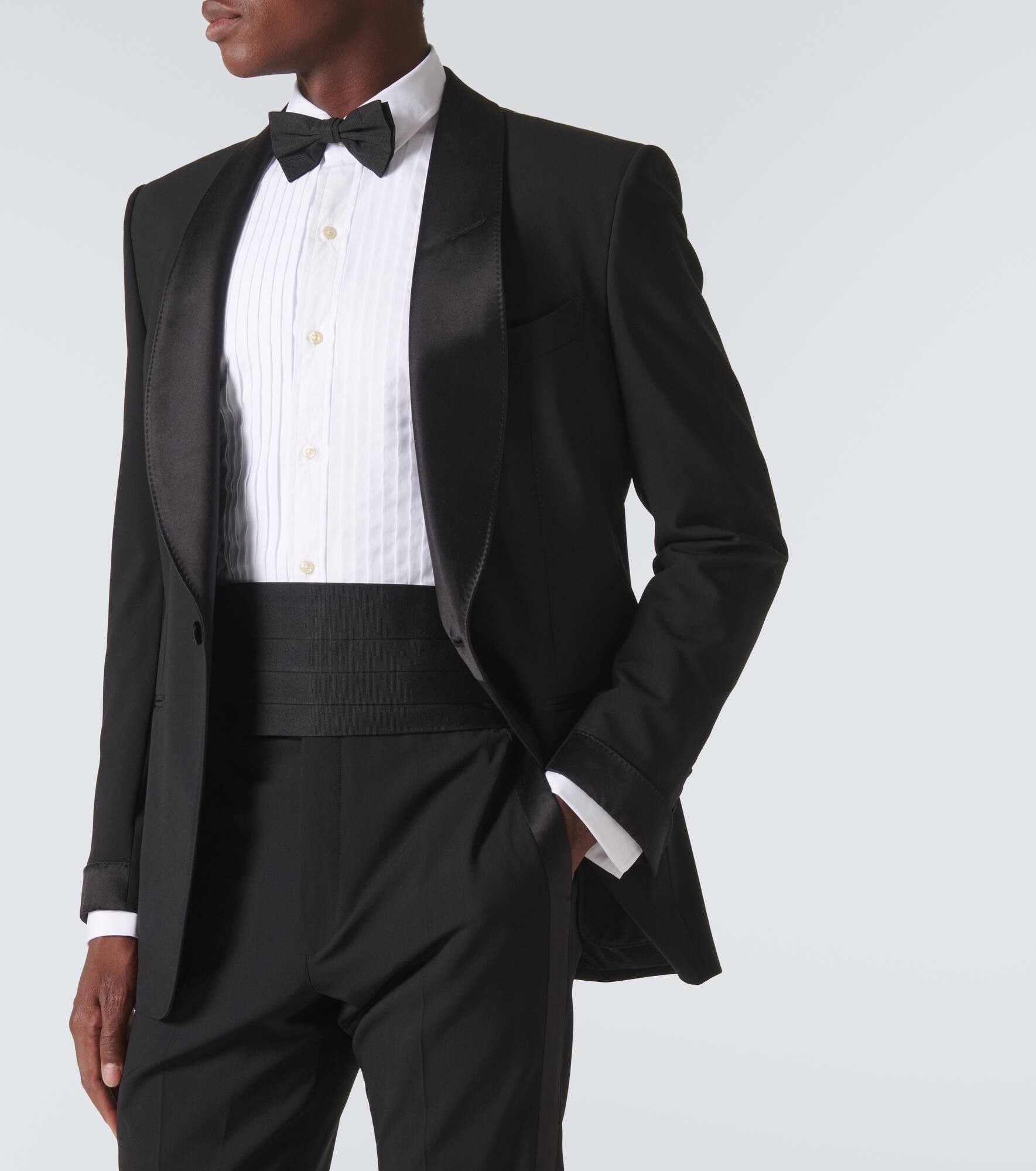 Silk grosgrain cummerbund - 2