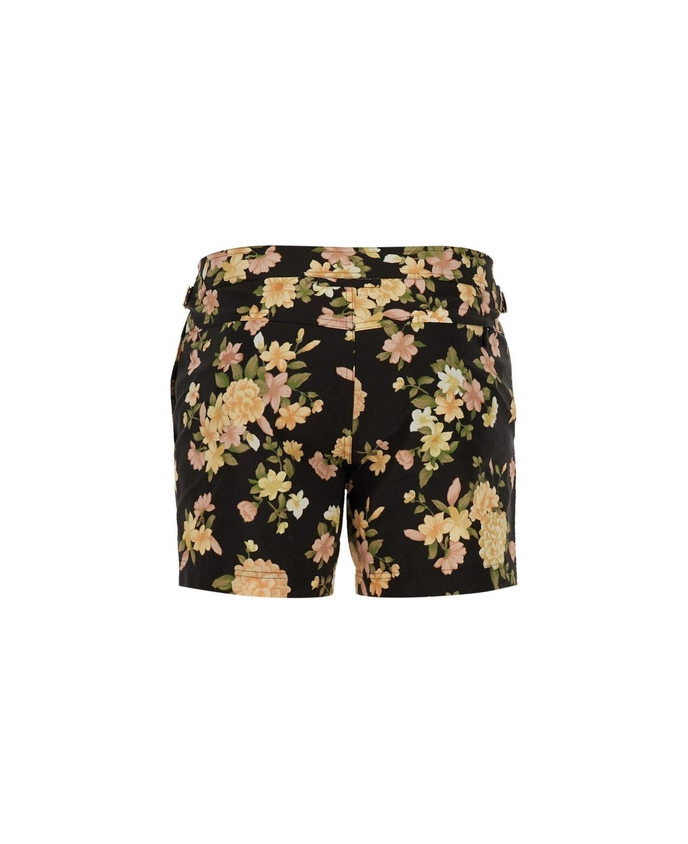 All-over Floral Printed Swim Shorts - 2