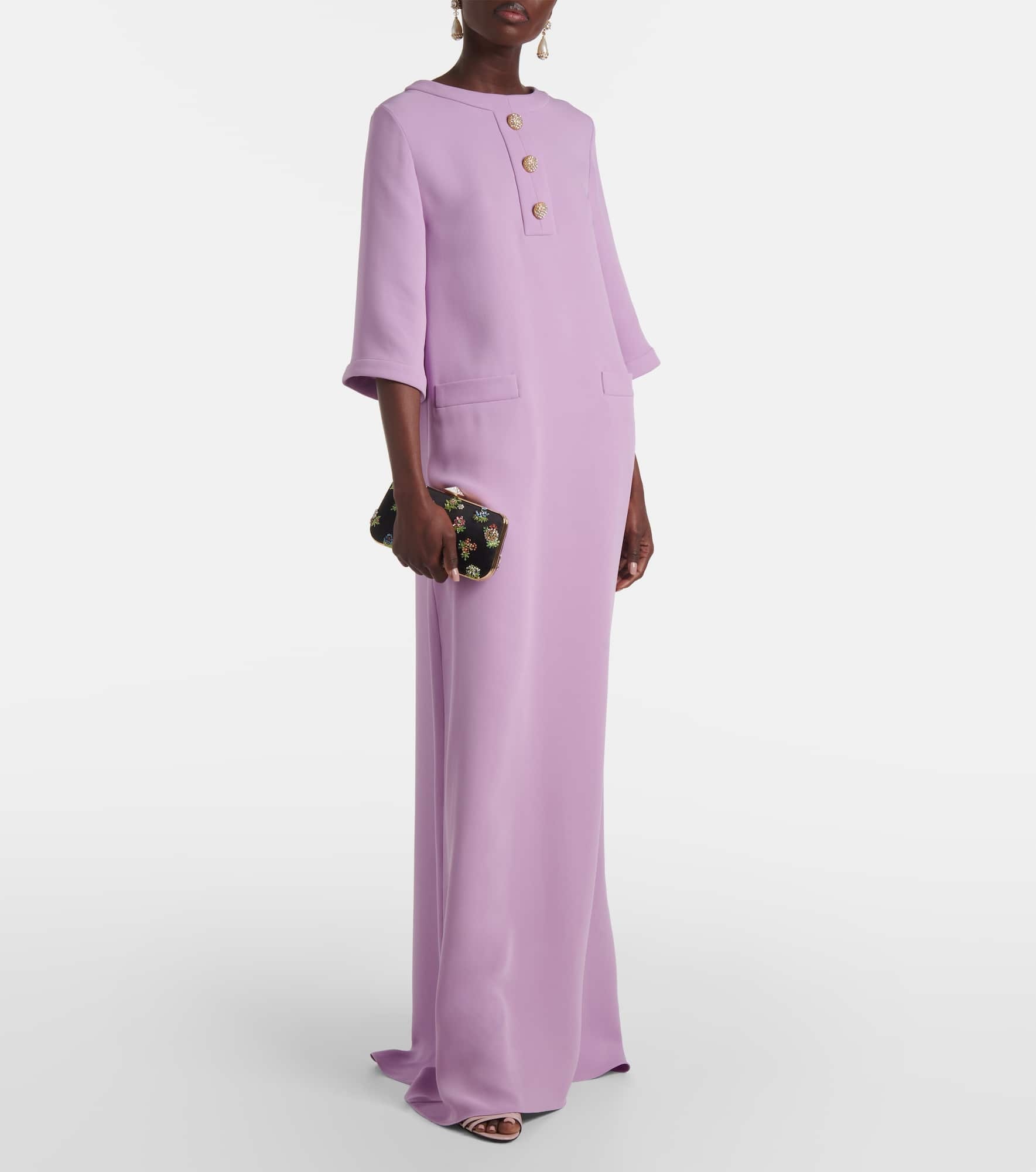 Silk cady gown - 2