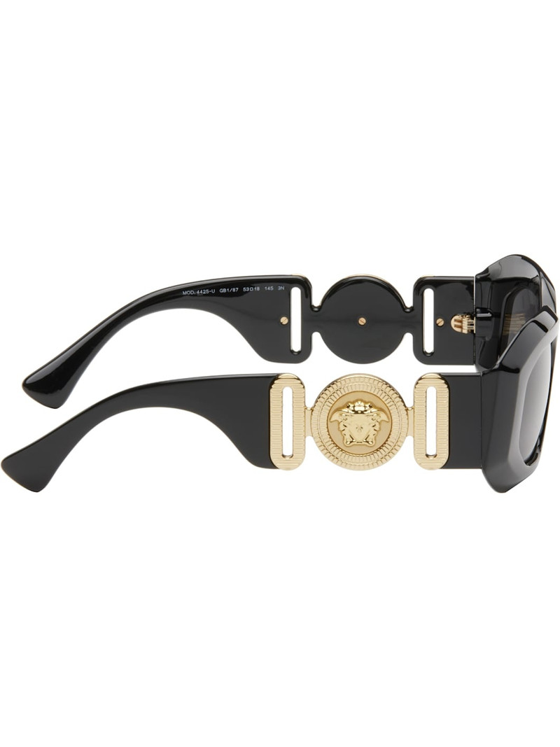 VERSACE Black Maxi Medusa Biggie Sunglasses outlook