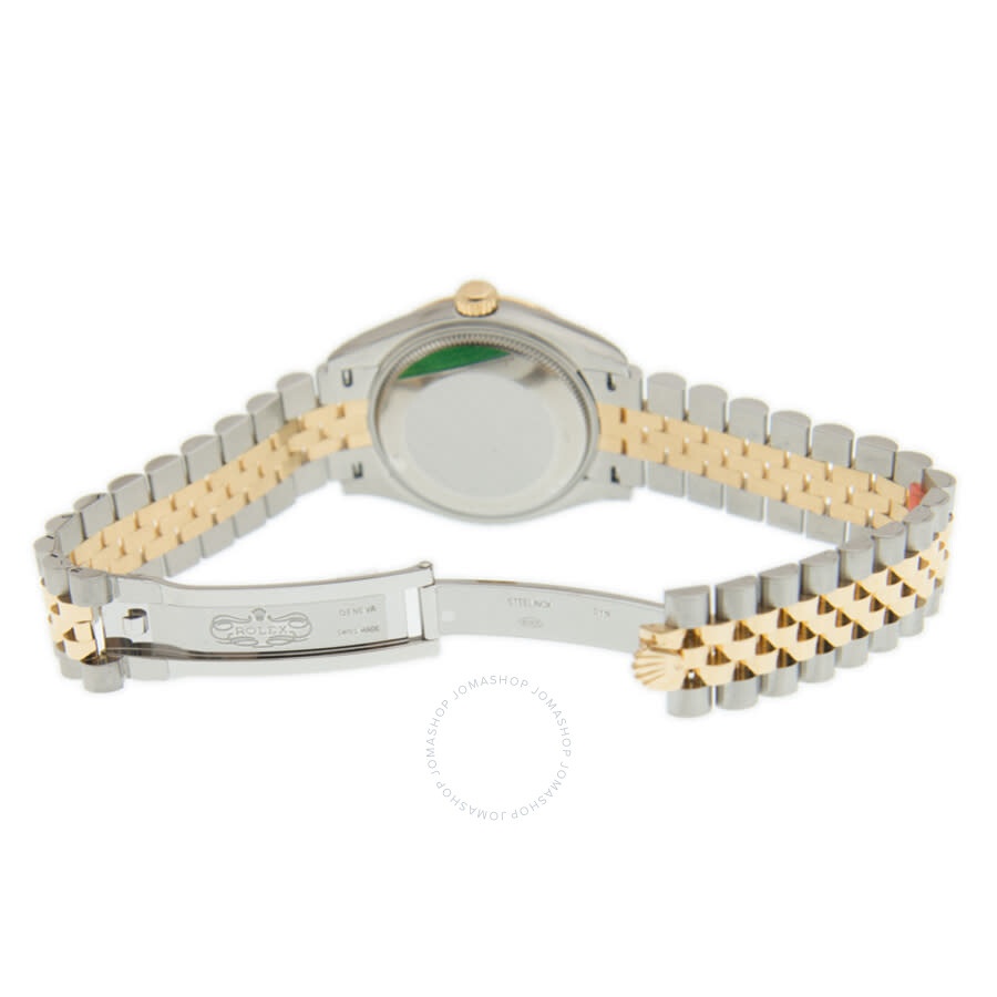 Rolex Datejust 31 Mother of Pearl Diamond Dial Automatic Ladies Steel and 18kt Yellow Gold Jubilee W - 5