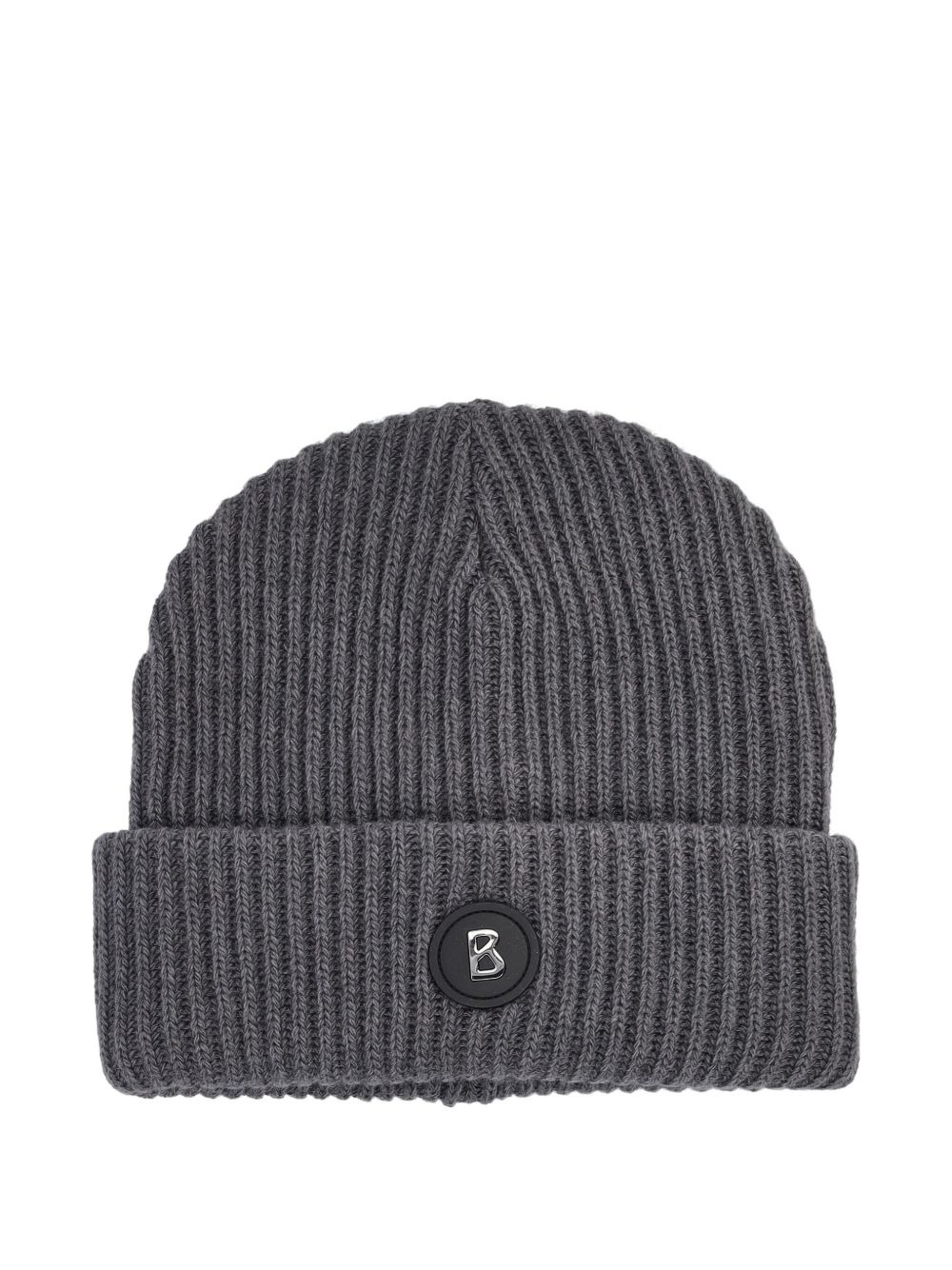 Gustav ribbed logo-patch hat - 1