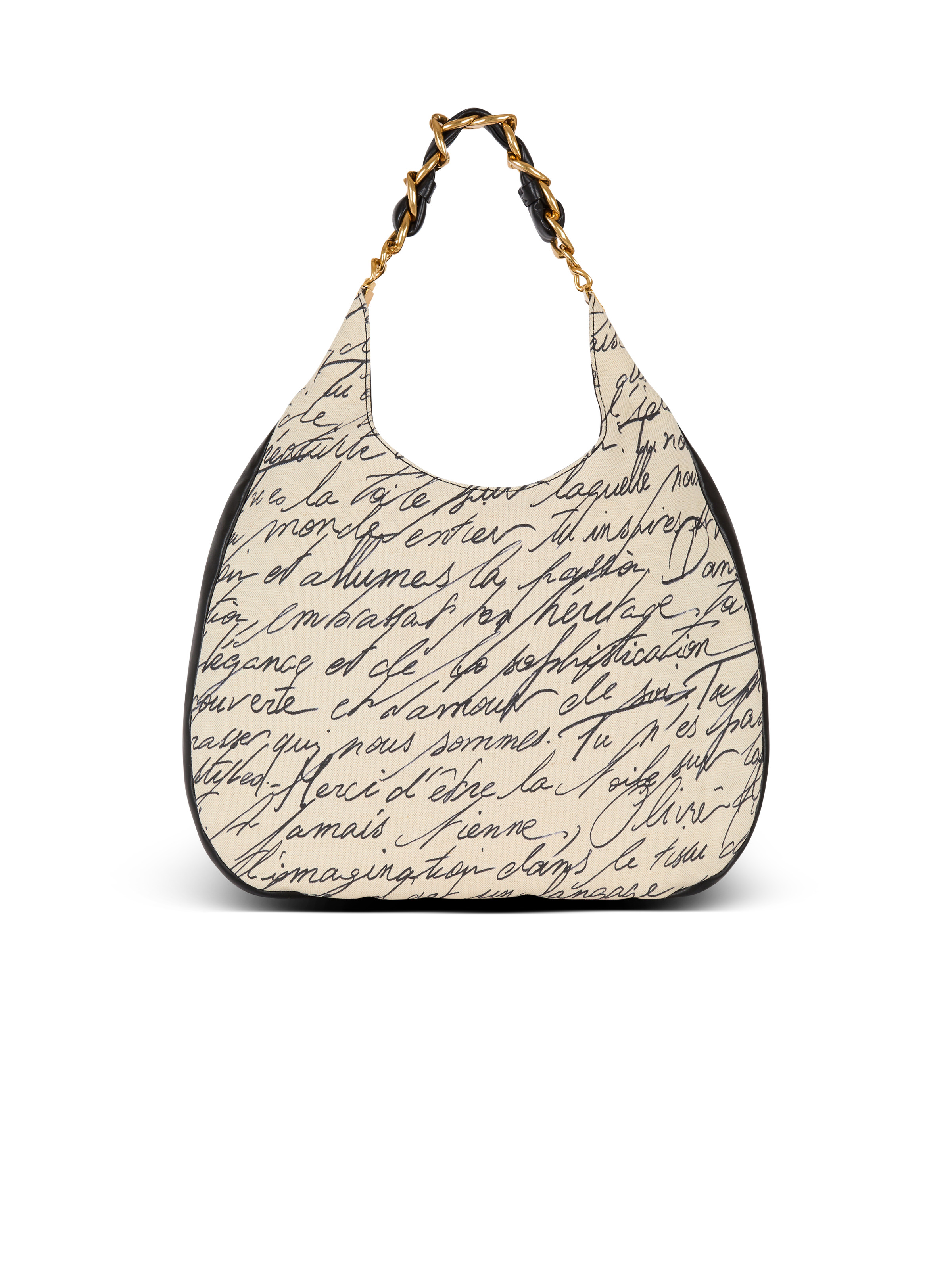 Large 1945 Soft Hobo tote bag in printed canvas - 4