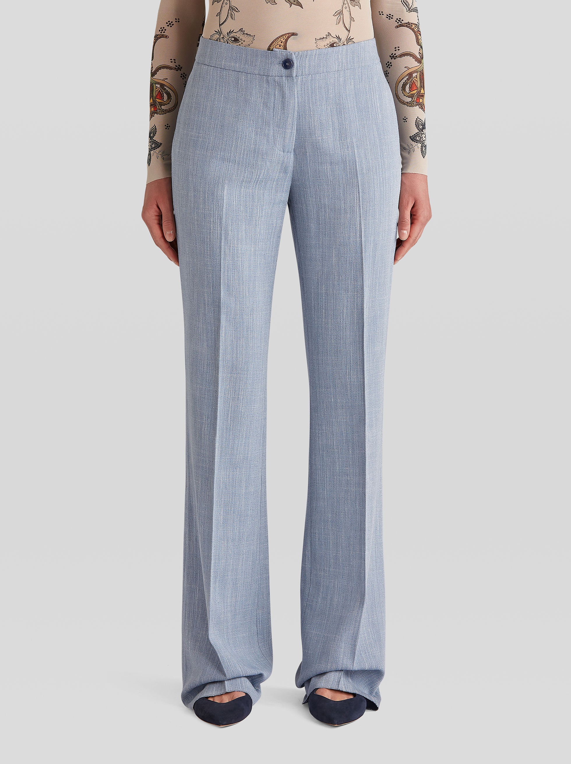TAILORED TROUSERS WITH TUCKS - 2