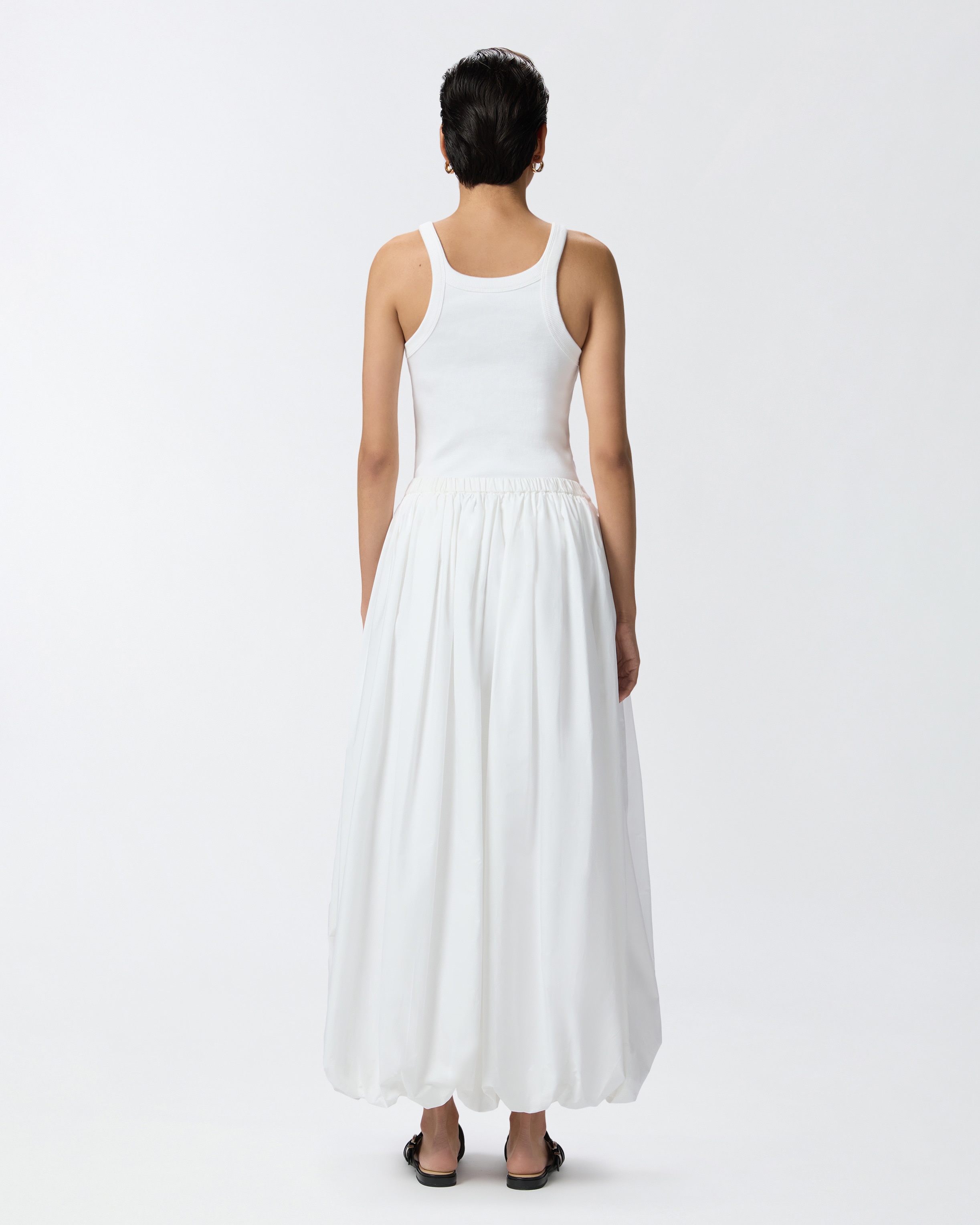 LONG BALLOON SKIRT - 4