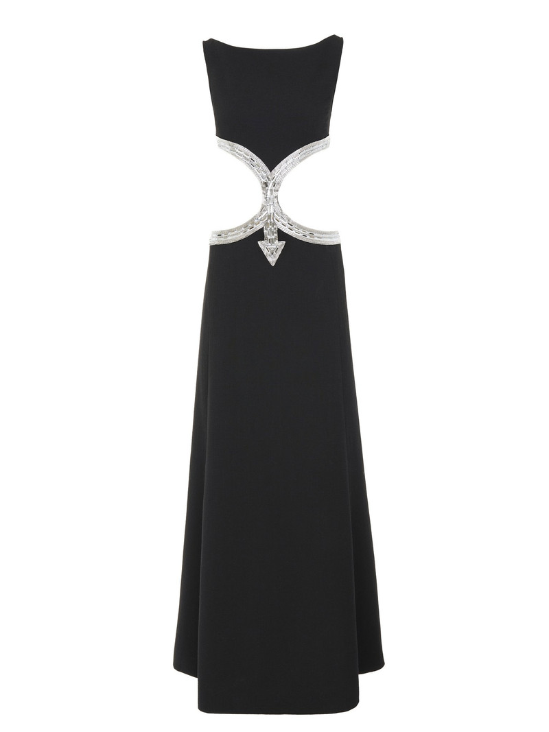 EMBROIDERED SLEEVELESS MAXI DRESS 1