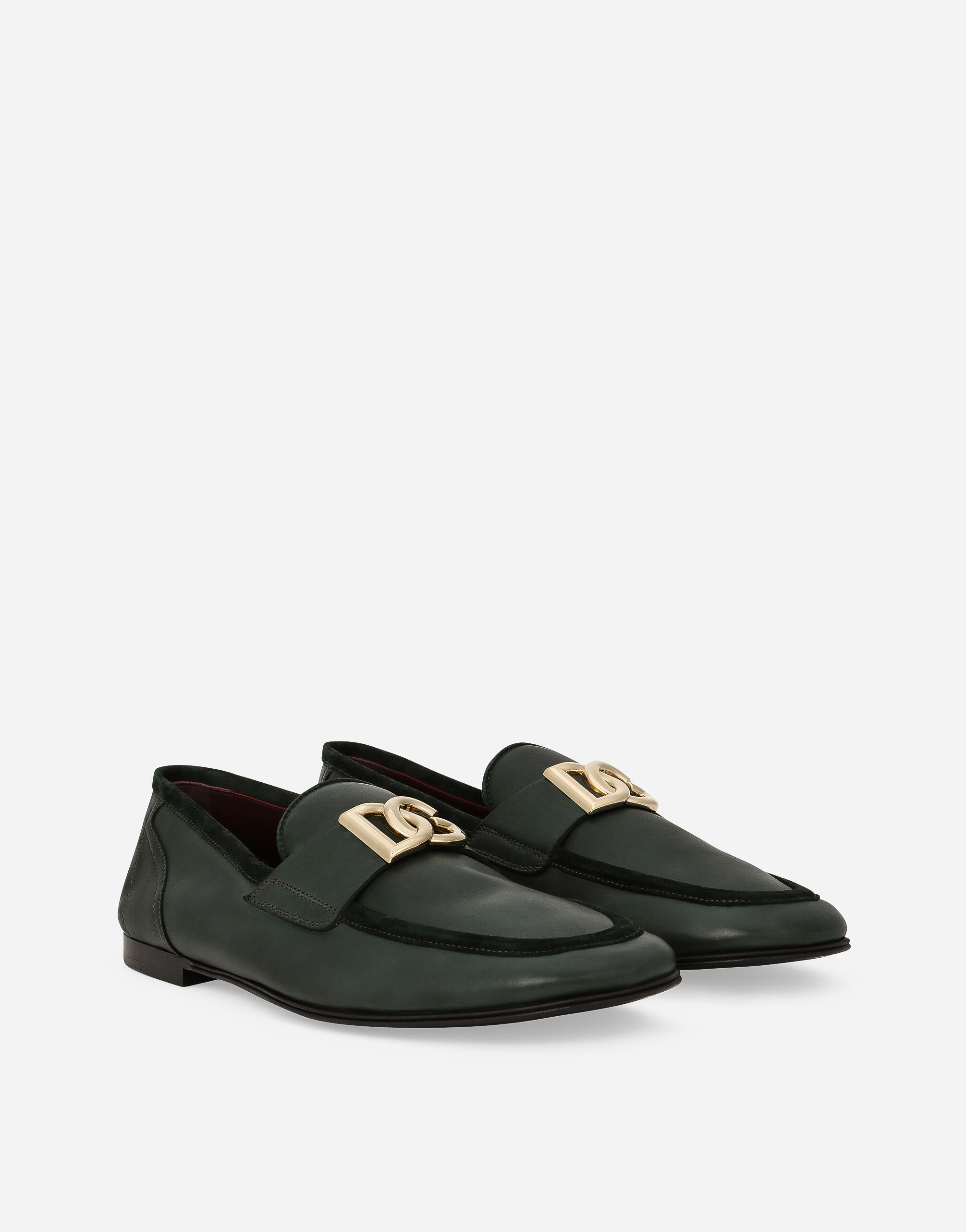 Calfskin loafers with DG logo - 2