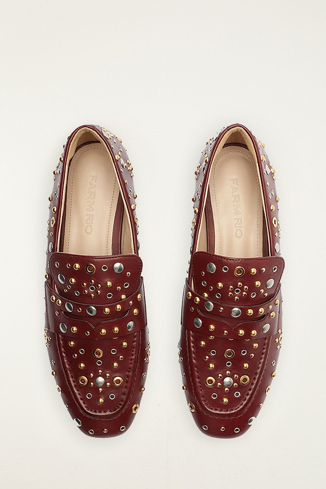 Marsala Studded Loafer - 3