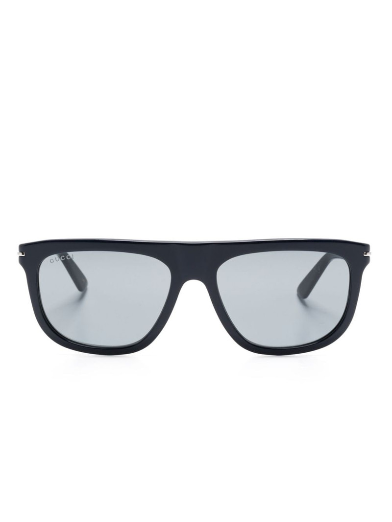 oval-frame sunglasses 1