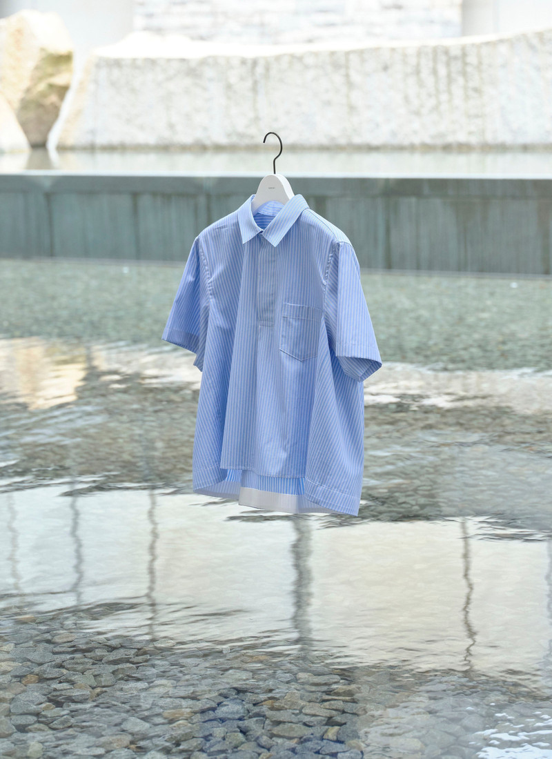 Thomas Mason / Cotton Poplin Polo Shirt 1