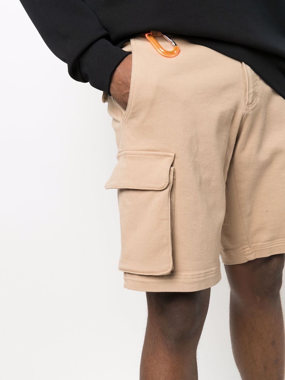 cotton-blend cargo shorts - 5