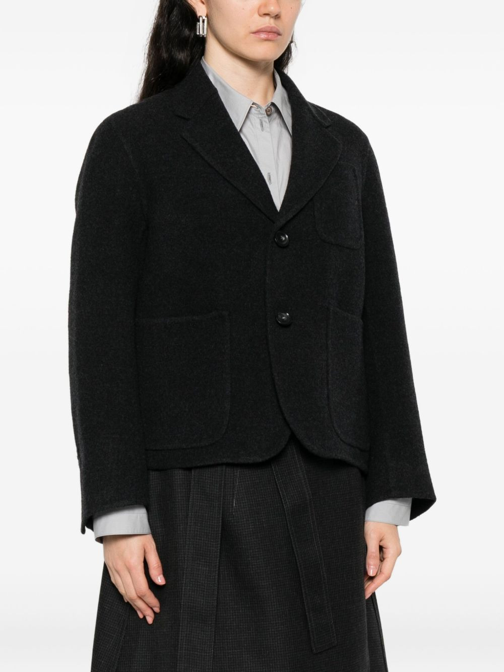 patch-pocket three-button jacket - 3