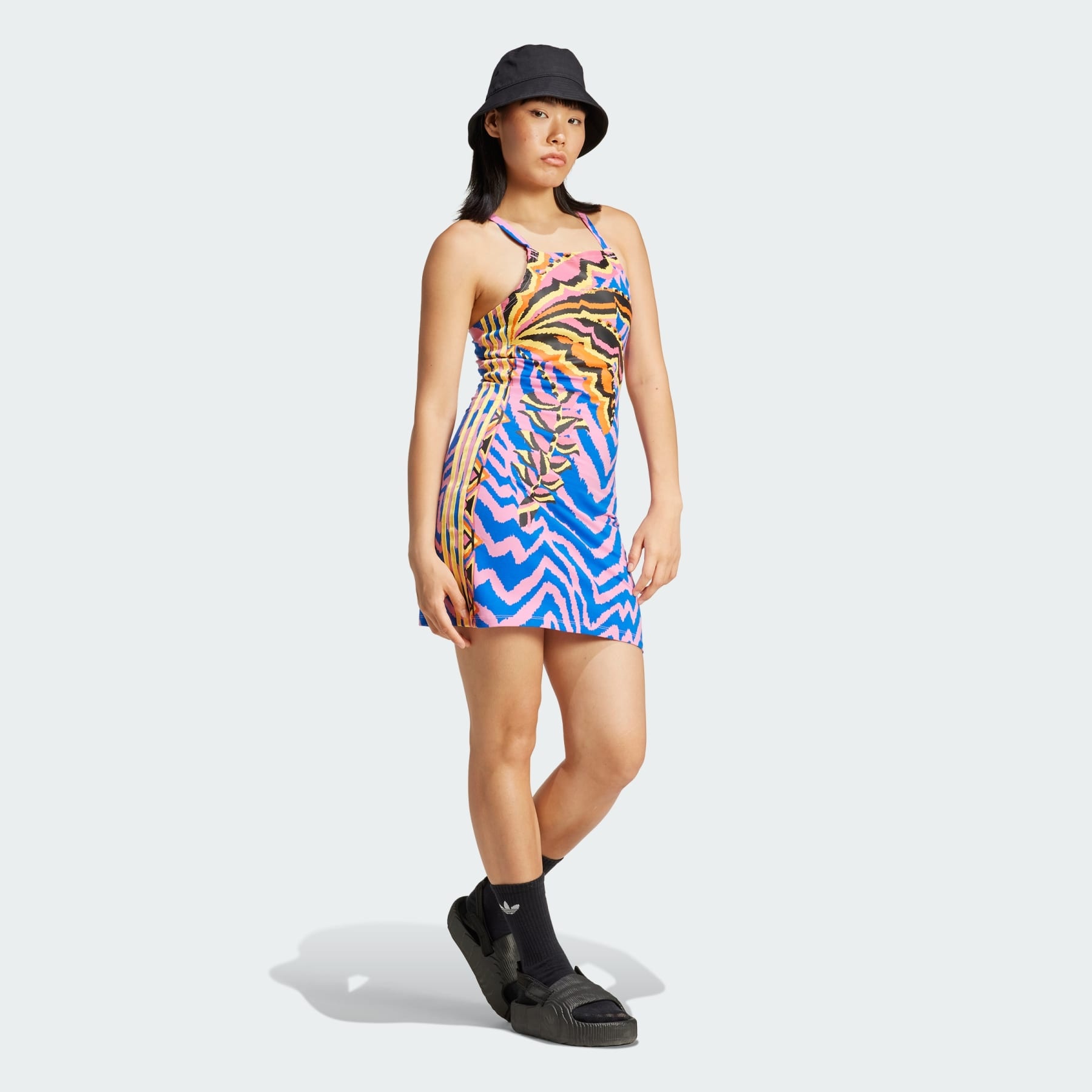 adidas X FARM Rio 3-Stripes Mini Dress - 4