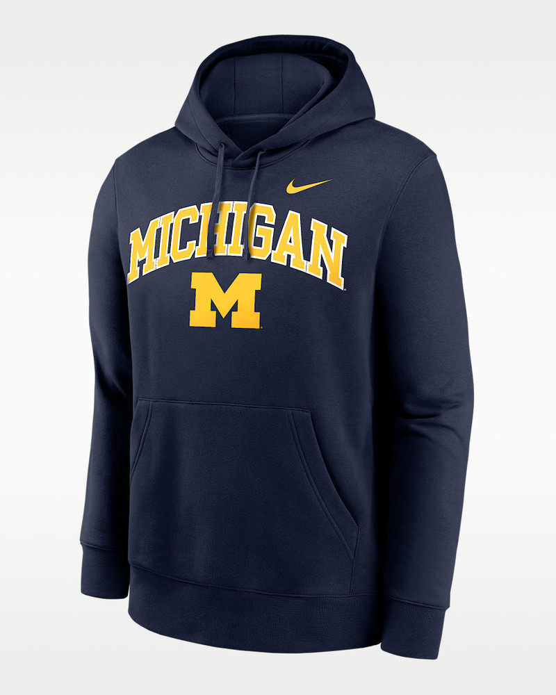 Michigan Arch Men's Nike College Pullover Hoodie 1