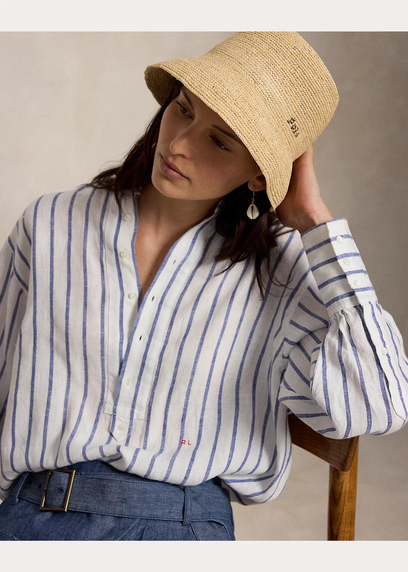 Logo Crocheted Raffia Sun Hat 4