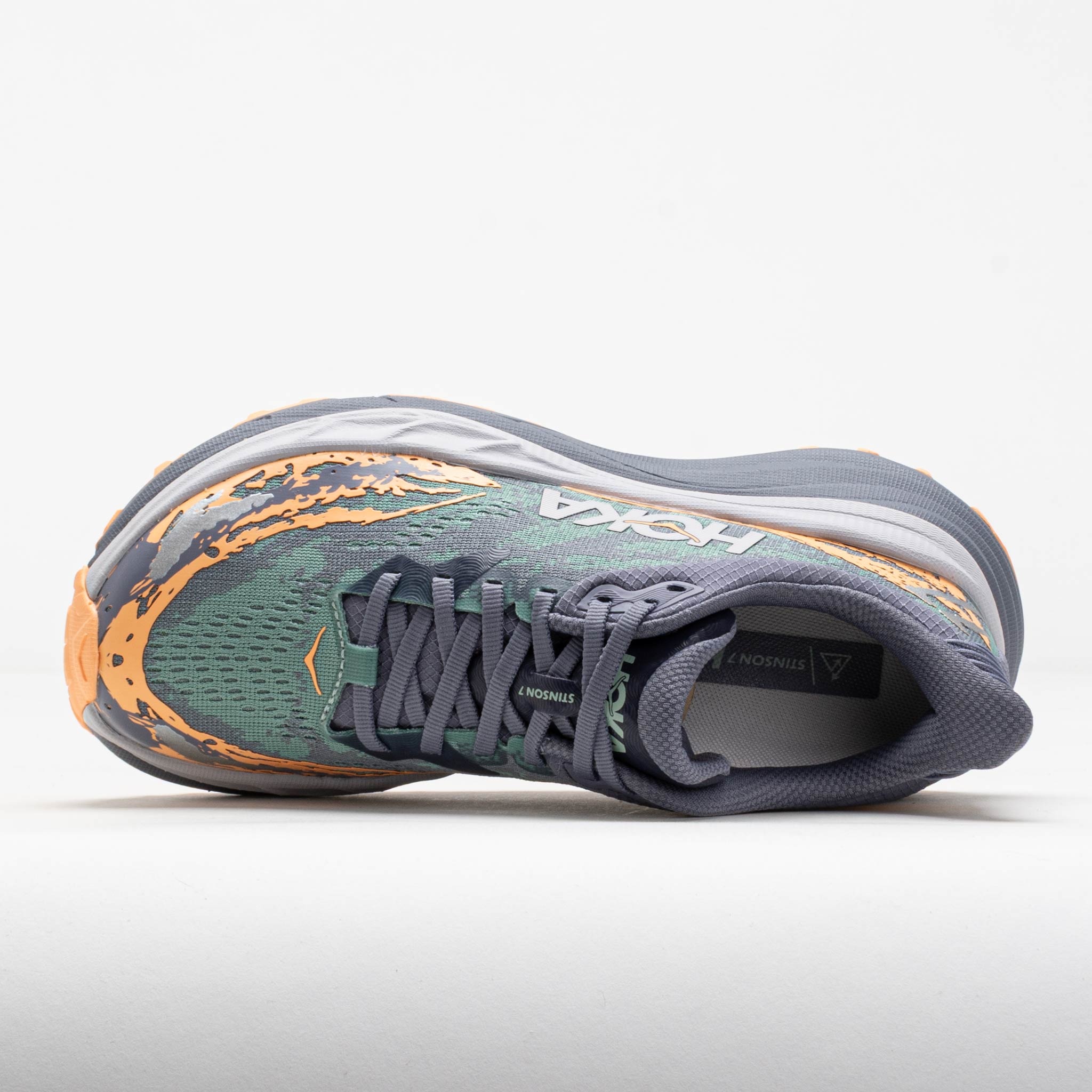 HOKA Stinson 7 Women's Grey Skies/Pale Tangerine - 3