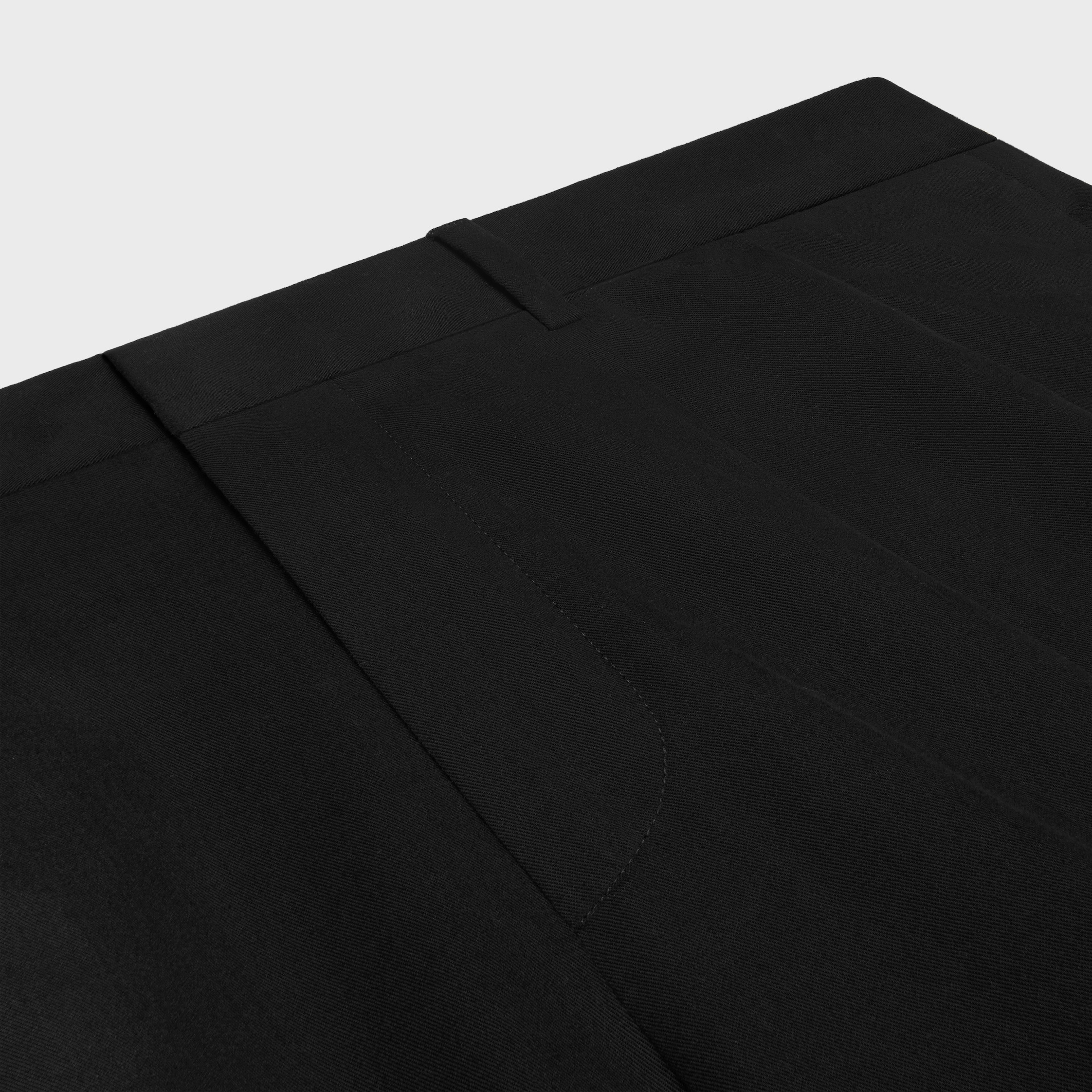 pleated trousers IN cotton canvas - 3
