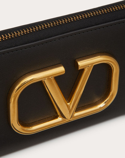 Valentino VLOGO SIGNATURE ZIPPERED WALLET IN CALFSKIN LEATHER outlook