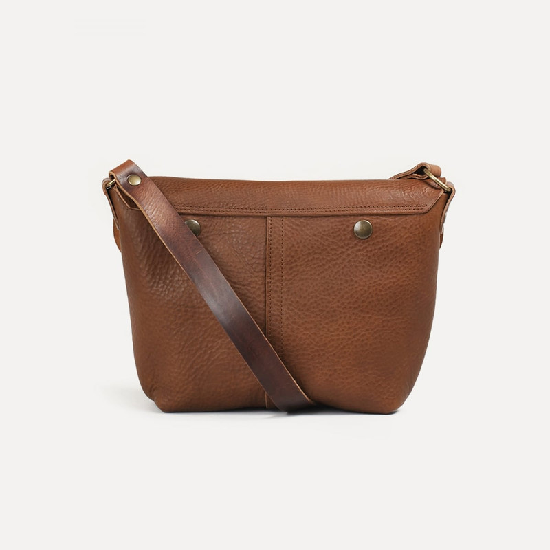 LOUIS SATCHEL BAG - AMBER BROWN 3
