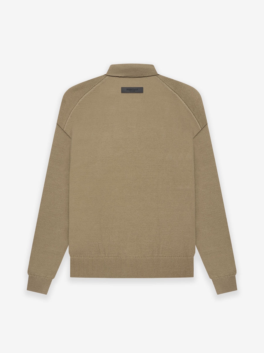 トップス essentials knit l/s polo shirts Essentials Knit L/S Polo - Iron – Feature
