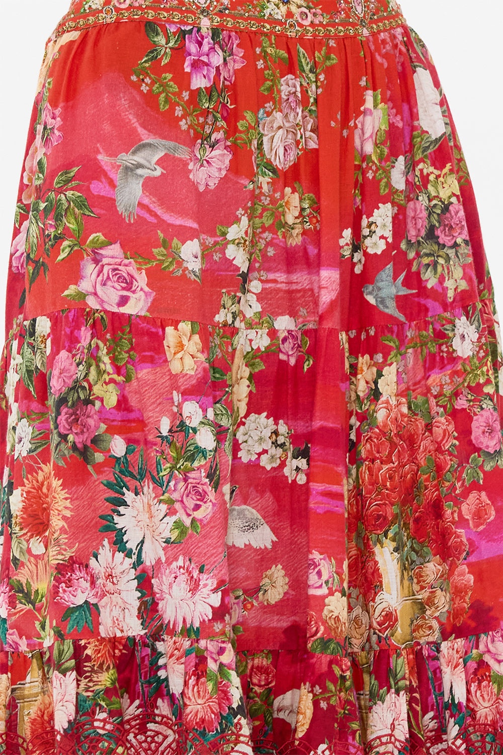 TIERED MAXI SKIRT - 6
