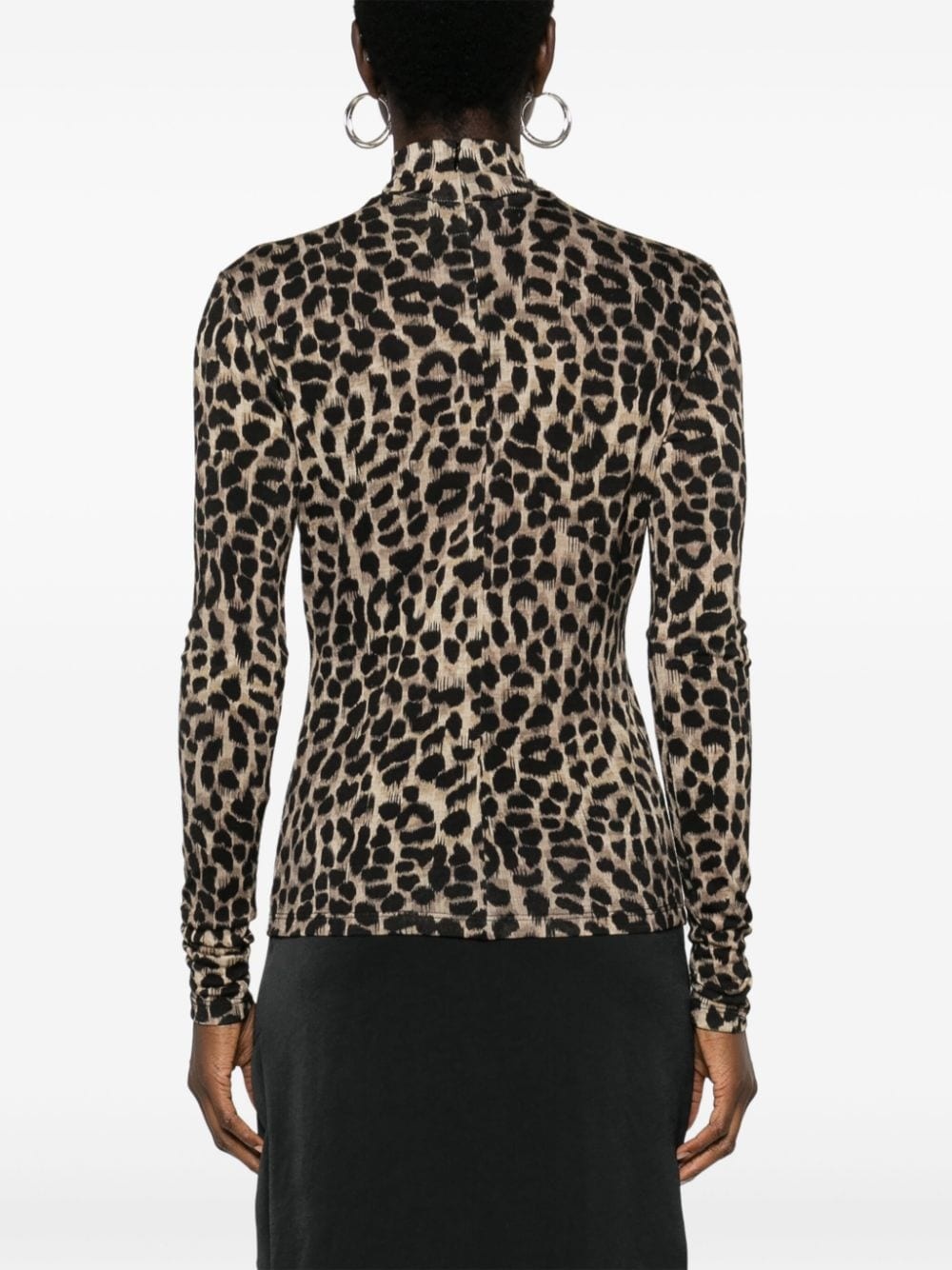 animalier-print jersey T-shirt - 4