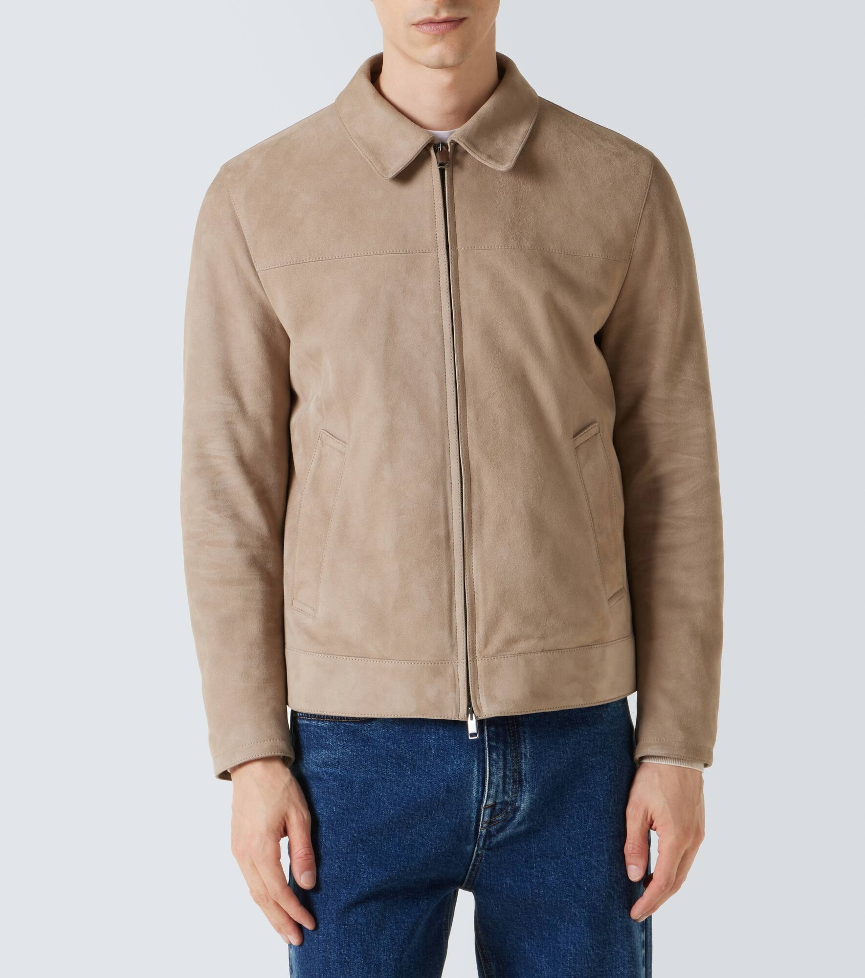 Suede blouson - 3