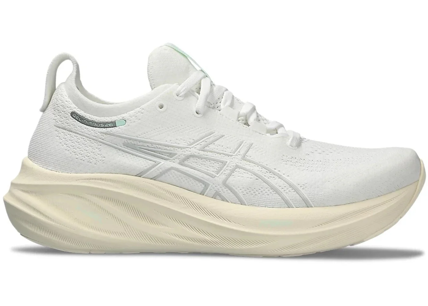 ASICS Gel-Nimbus 26 White (Women's) - 1