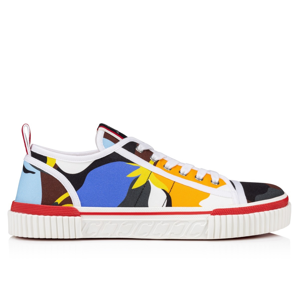 Christian Louboutin Men's Pedro Junior Canvas Low-top Sneakers