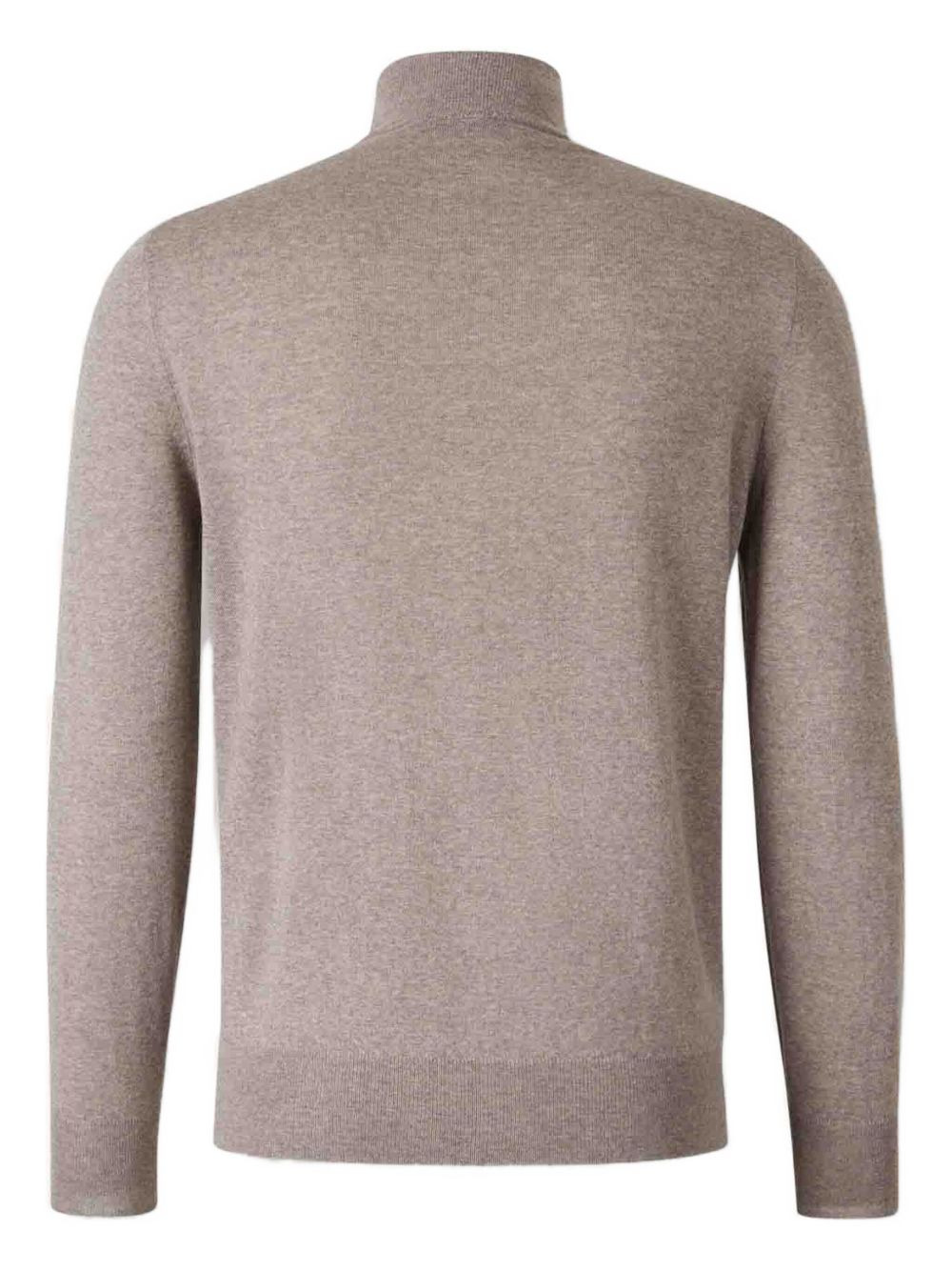 high-neck zip-front cardigan - 2