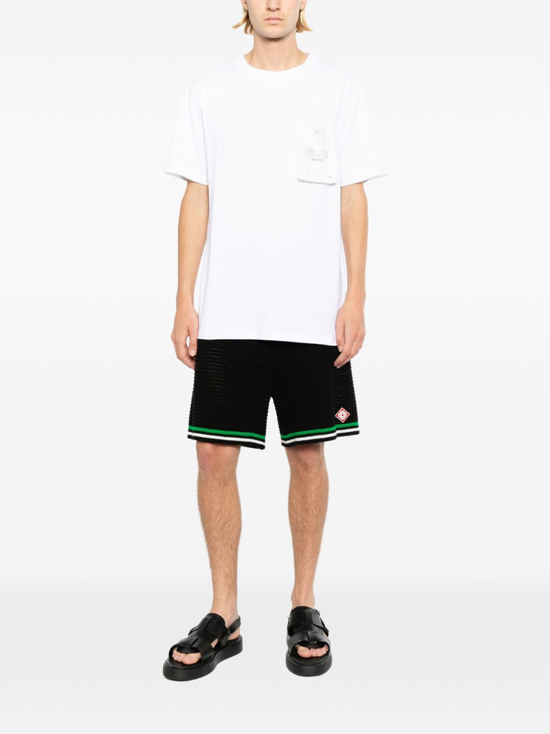 Moschino LACE-UP POCKET T-SHIRT outlook