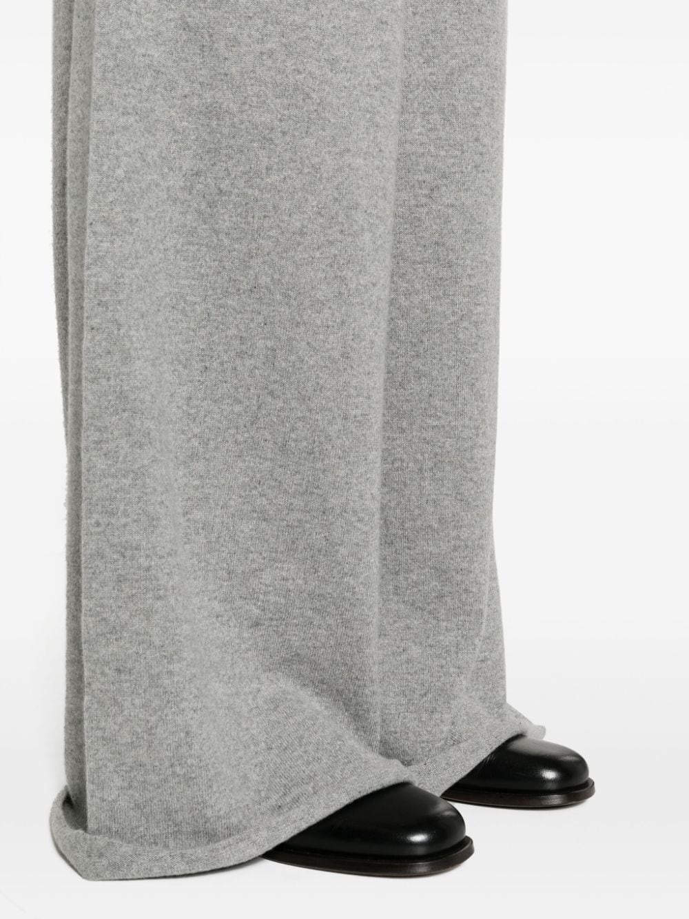 drawstring-waist cashmere trousers - 5