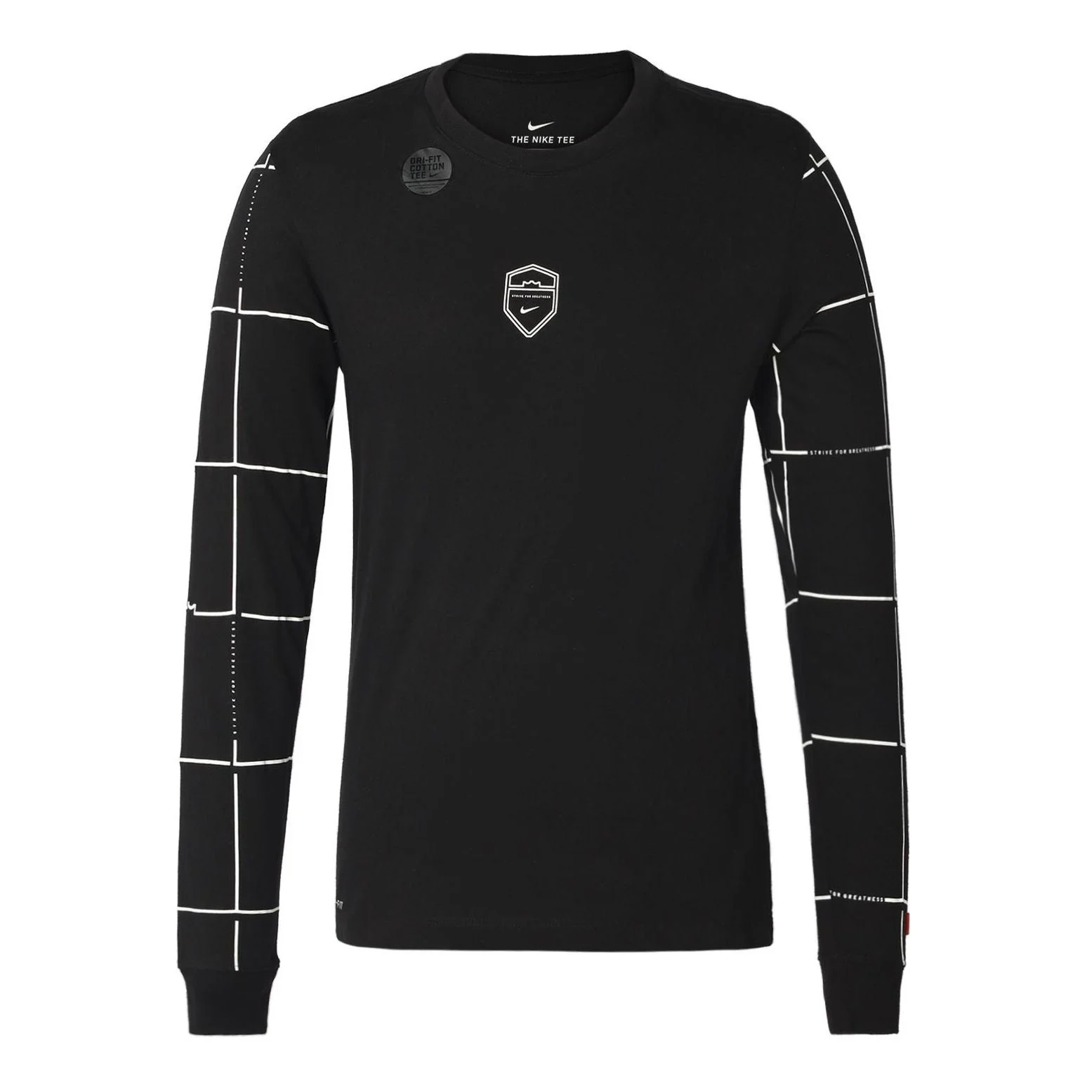 Nike Dri-FIT LeBron Long-sleeve TEE Men Black CD0926-010 - 1