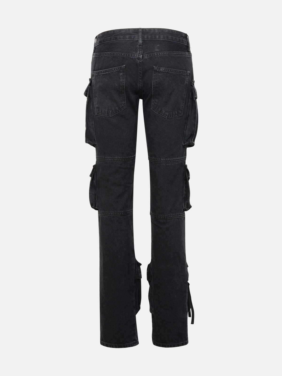 'ESSIE' BLACK COTTON JEANS - 3