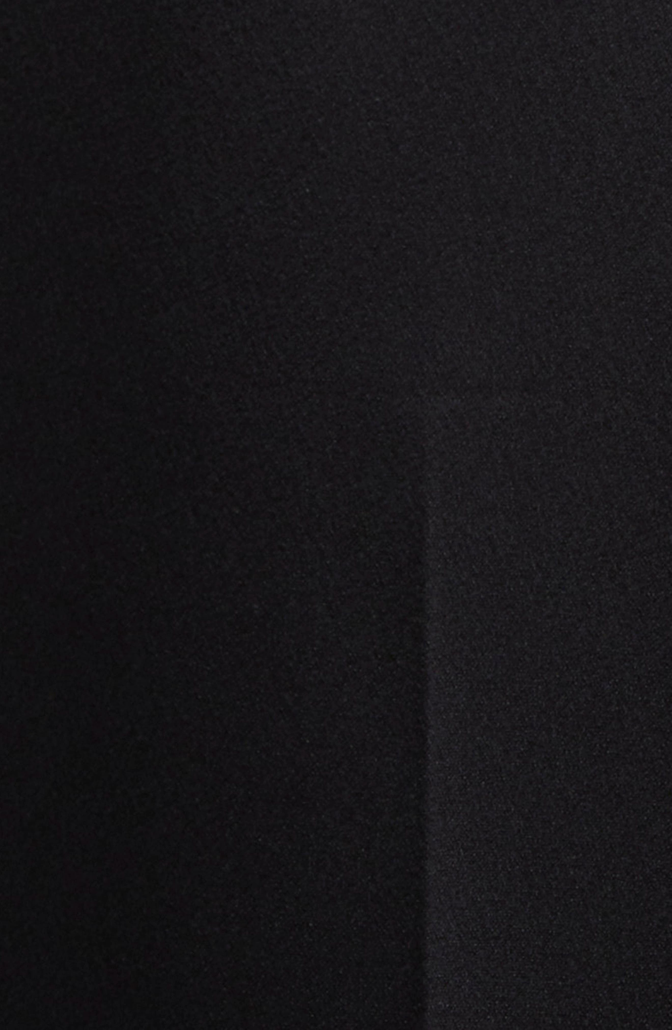 TOTEME Fluid Wide Leg Wool Blend Trousers in Black at Nordstrom - 7