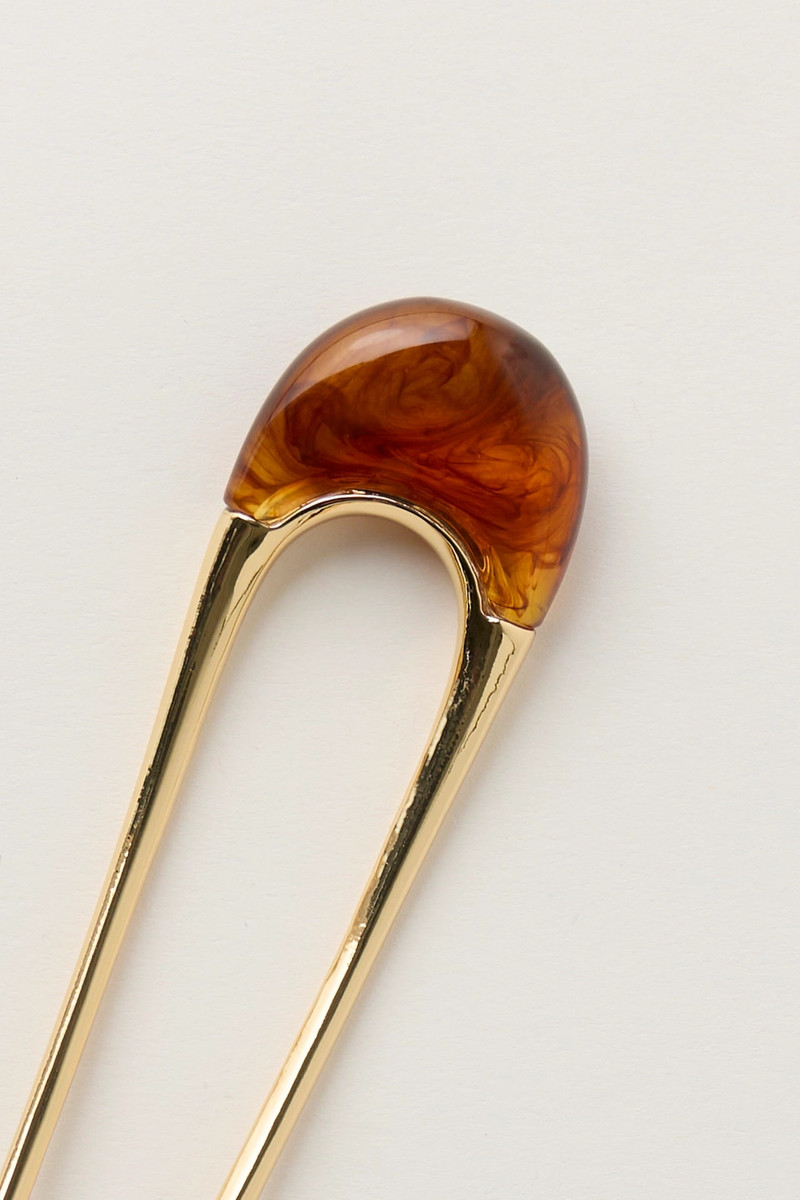 Suki Gold Plated Hair Pin 3