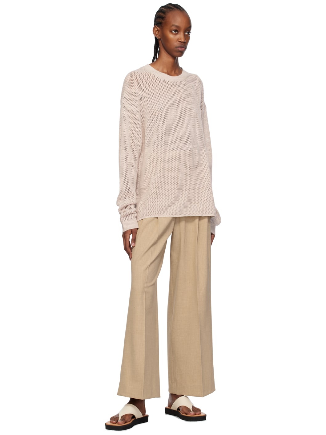 Beige Cymbaria Trousers - 4